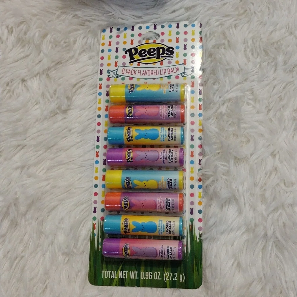 Peeps ✨ 🐣 Limited edition 8 Pack Flavored Lip Balms 🆕